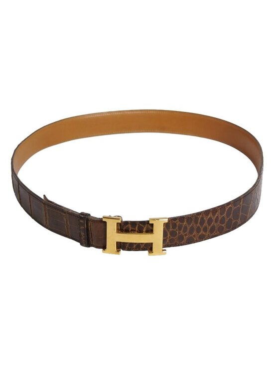 Hermes Vintage Belt Leather River